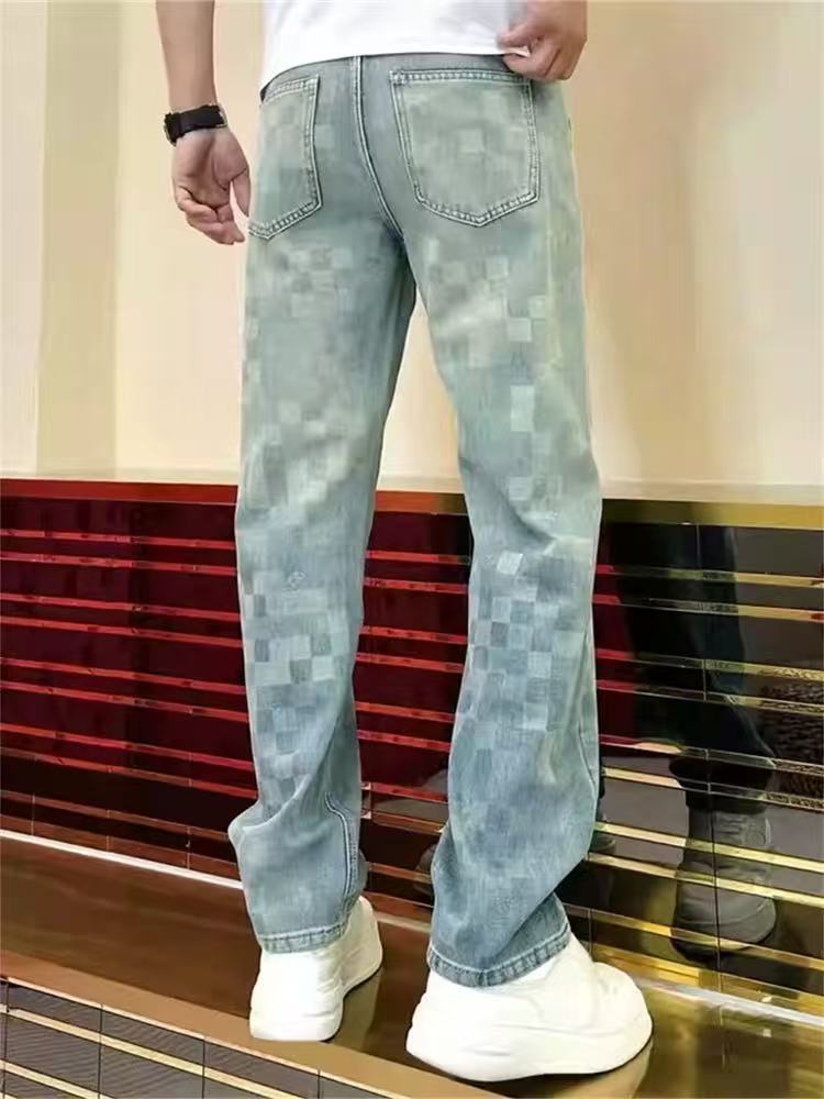 Slim Straight Pants with Shanxi Stretch