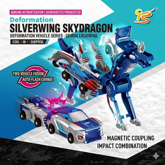 Treasure Car-Divine Toy Car Crash-and-Combine Transforming Robot Childrens Toy