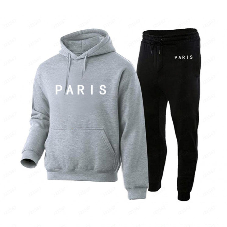 Hoodie and Pants Set - Retro Loose-Fit