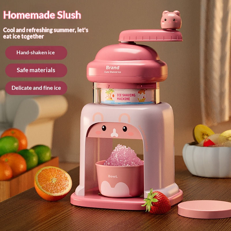 Ice Shaver with Hand-Cranked Design