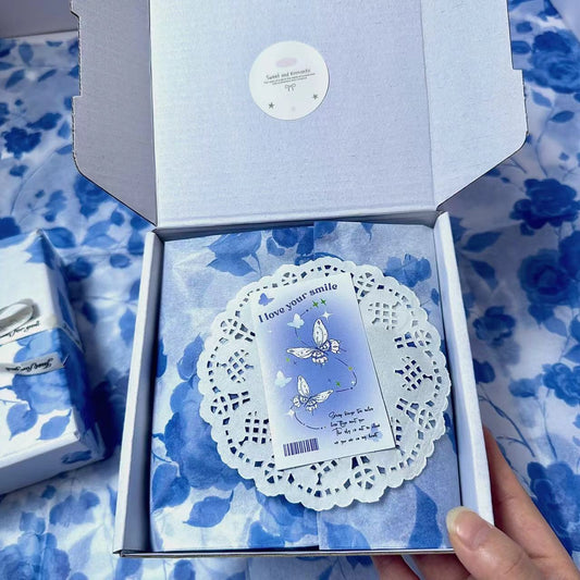 Sydney Paper, French Blue Rose Design