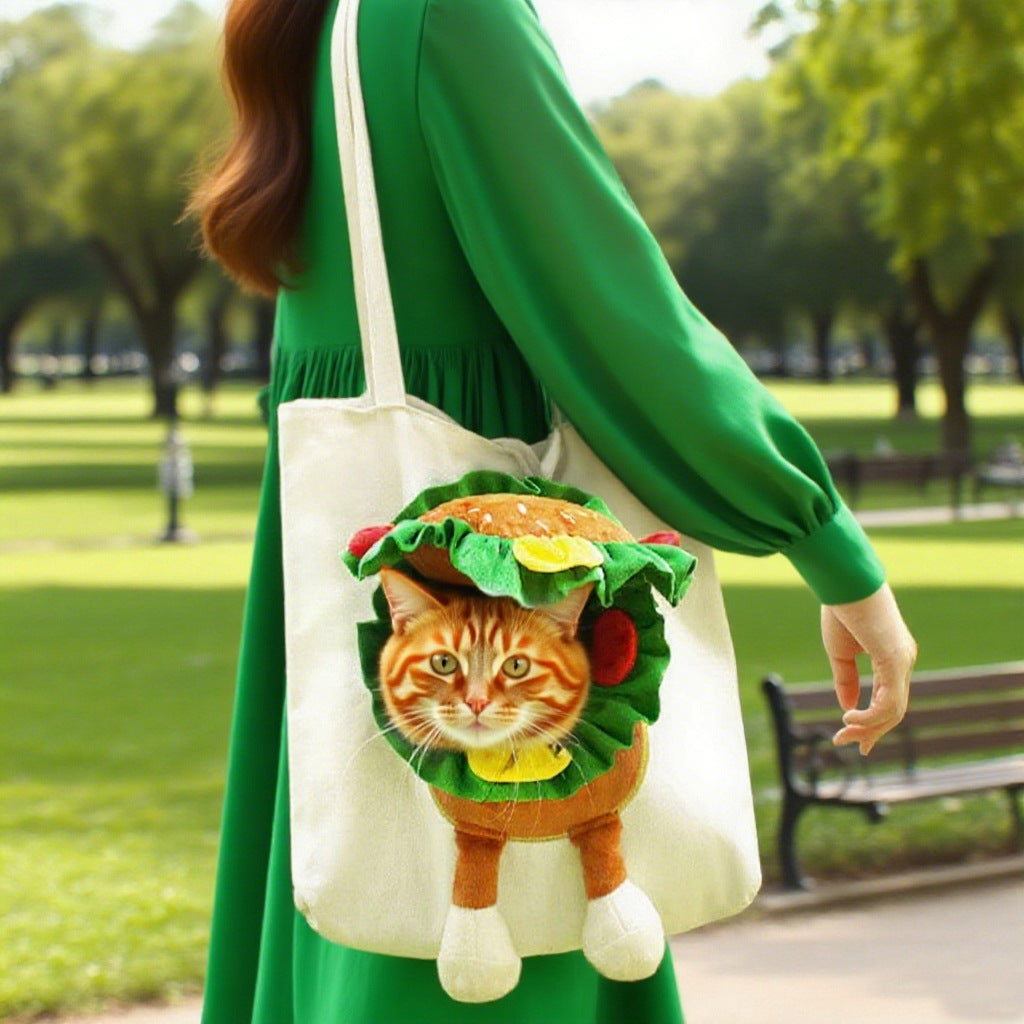Canvas Pet Carrier with Open Top