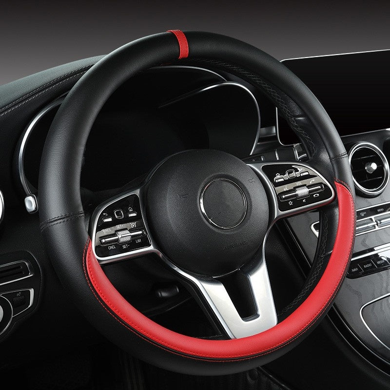 Car Steering Wheel Cover with Minimalist Sporty Design