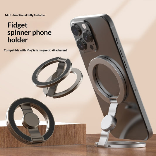 Gyro Phone Holder with Double-Sided Magnetic Suction