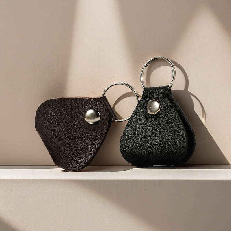 Leather Key Case with Keychain Loop