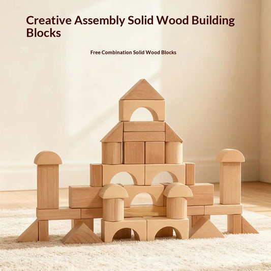 Building Block Puzzle Assembly Toy For Infants And Young Children, Montessori Early Education