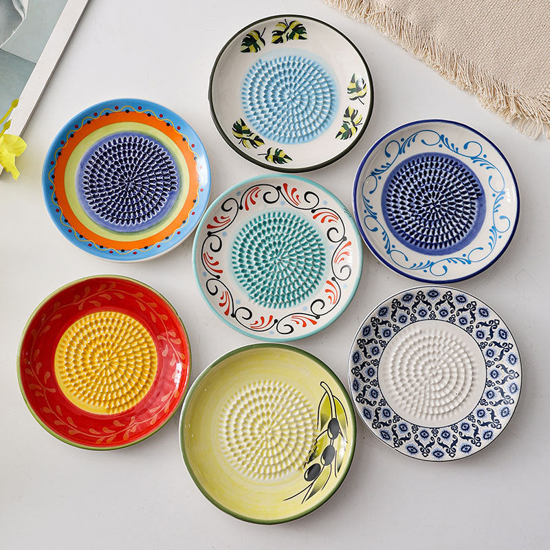 Ceramic Grinding Dish For Ginger And Garlic Paste