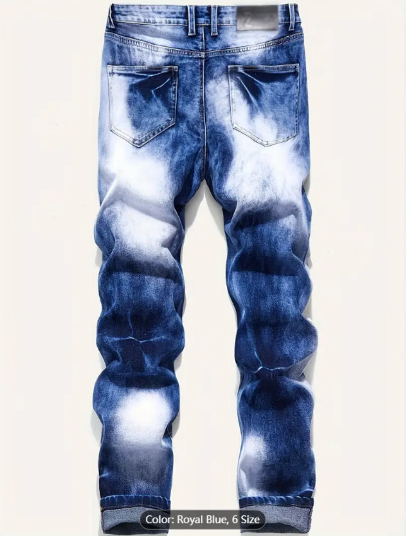 Straight Pants, Stretchy Slim Fit
