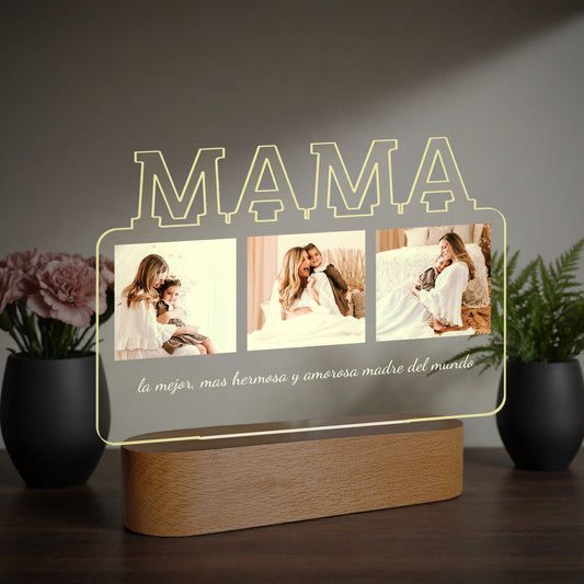 Photo Customization Bedside Lamp for Mother's Birthday