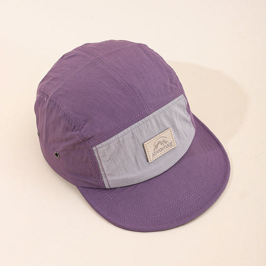 Men's Quick-Dry Baseball Cap with Multi-Color Sewn Logo
