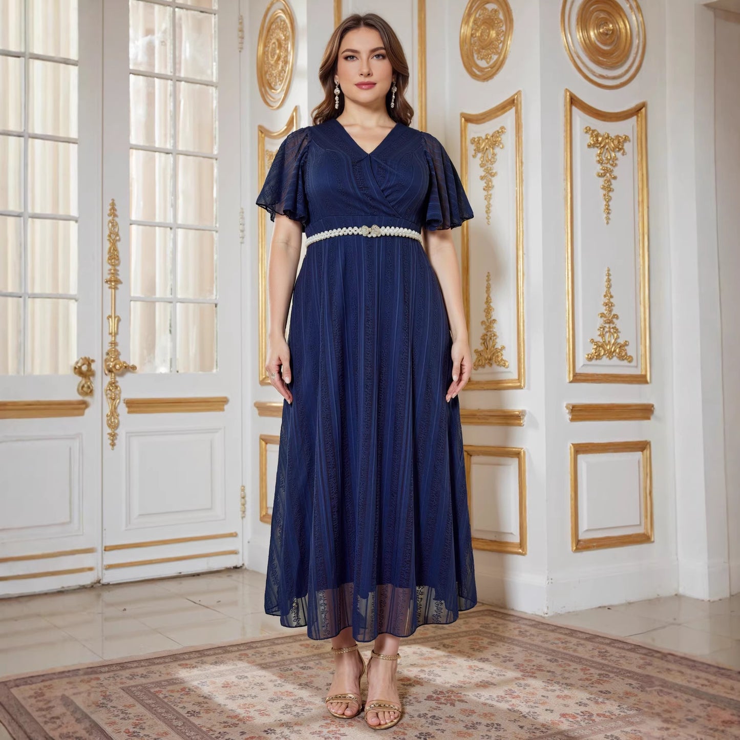 Plus-Size Evening Gown Dress