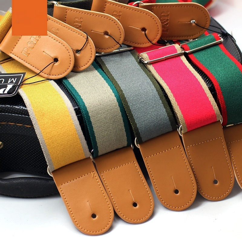 Guitar Strap with 5cm Colored Webbing