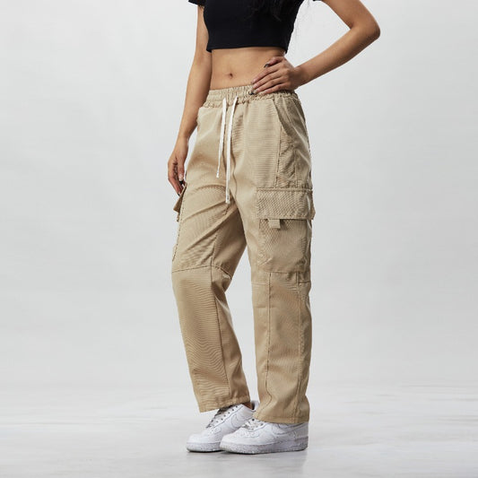 Loose Fitting Straight Leg Casual Pants