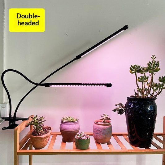 LED Plant Growth Light with Clip & Timer