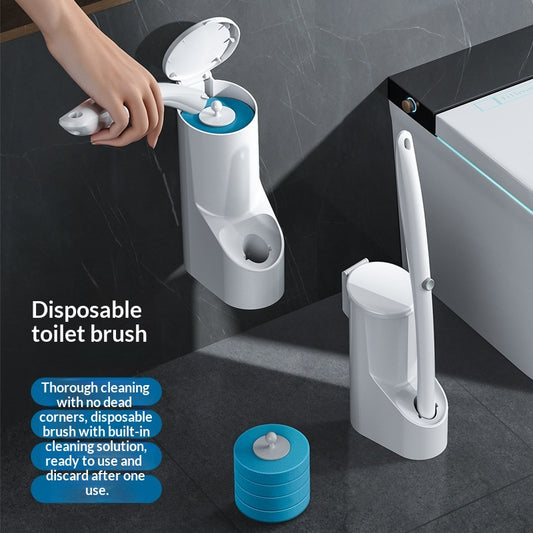 Disposable Replacement Head Toilet Cleaning Brush